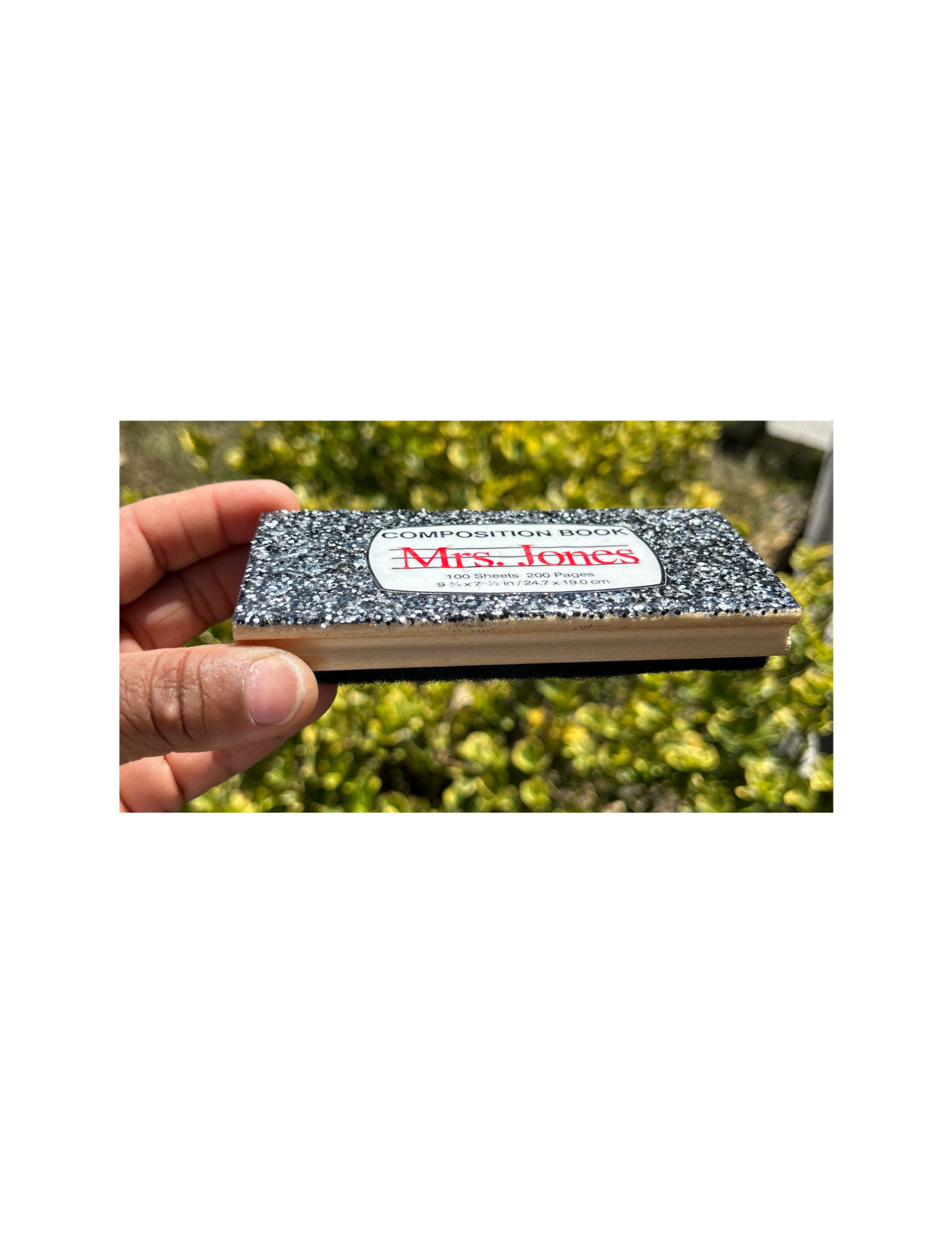 Glitter Composition dry eraser