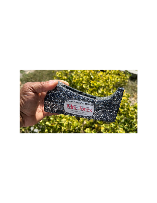 Glitter composition tape dispenser