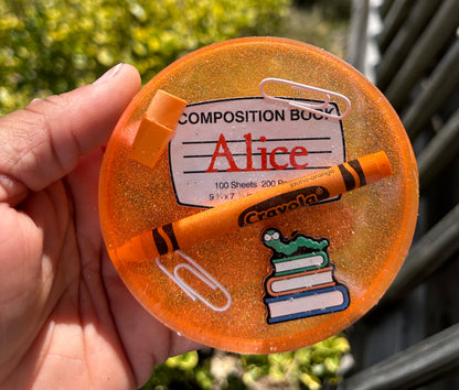 Composition Supply Glitter Coaster