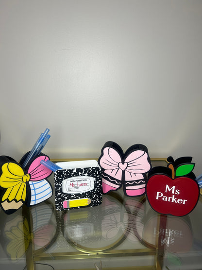 Teacher pencil holders