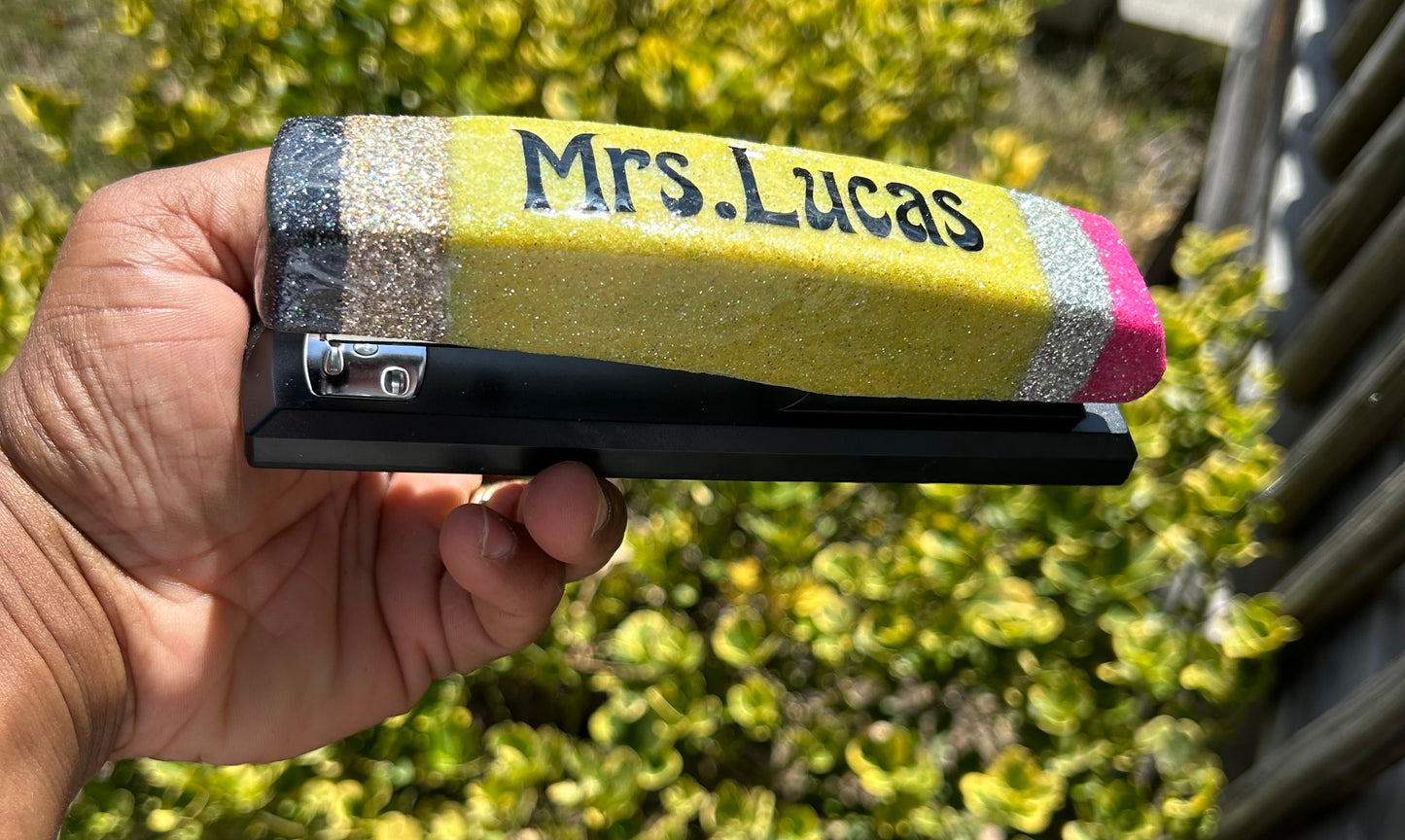 Pencil Glitter Stapler