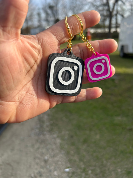 NFC social media keychains